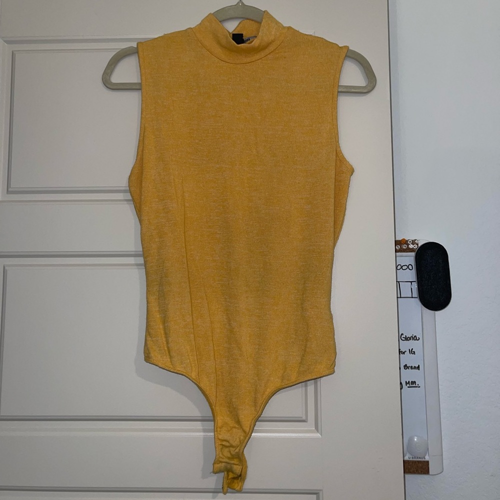 Gianni Bini Yellow Bodysuit